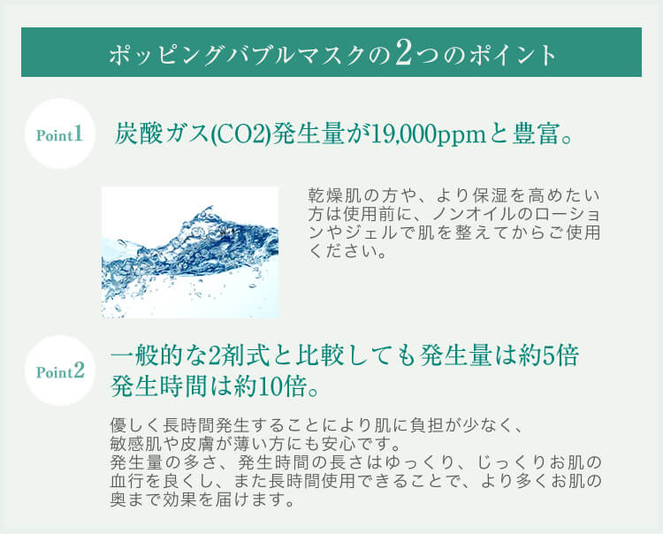 発泡クレンジングシートマスク3枚セット◇ポアクレンズバブル